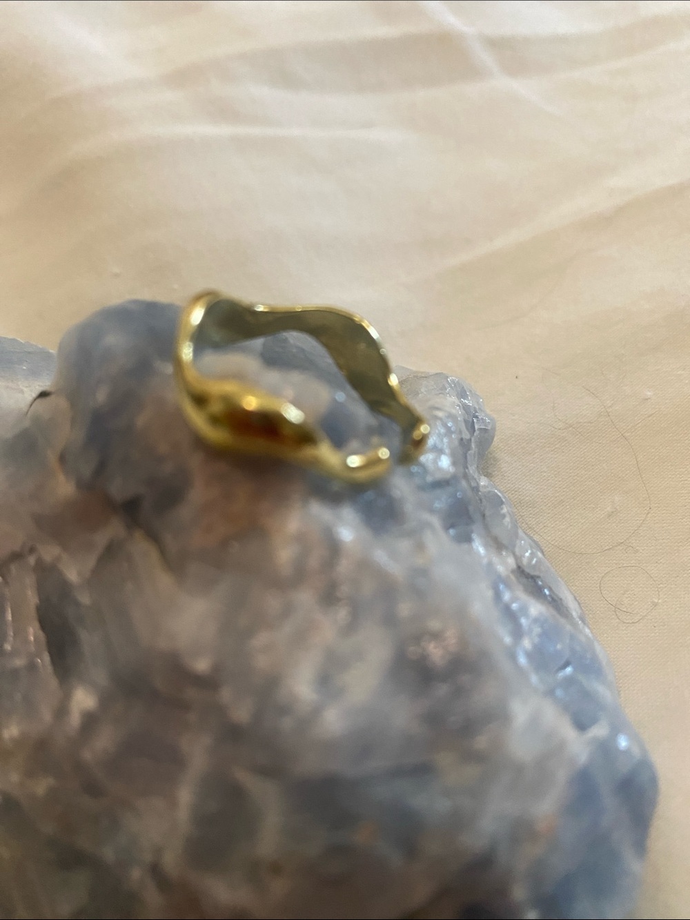 Gold Tone Adjustable Stackable Rings Set - Picture 3 of 5